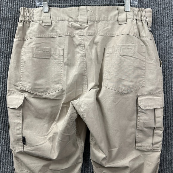 Galls Mens Cargo Pants Size 38x32 Beige Cotton Blend Utility Outdoor Mid Rise - Picture 9 of 12